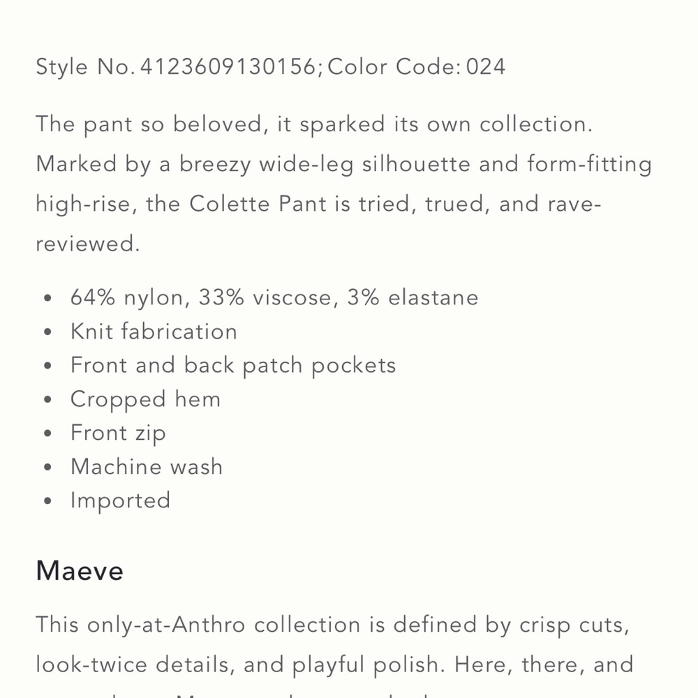 Maeve Tan Wide Leg Women's Pants - Picture 3 of 7